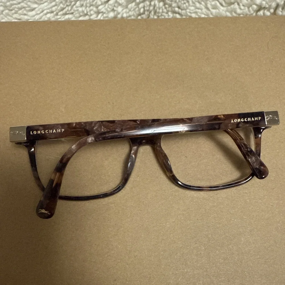 LONGCHAMP LO2678 606 Brown Womens‎ Square Eyeglasses Frame Only 54-15-140